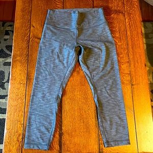 Lululemon Wunder Under High-Rise Crop 23" - Heathered Black